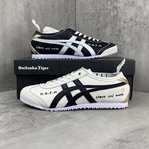 Hyb X Onitsuka Tiger Mexico 66 “Black And White Patchwork” Sneakers
